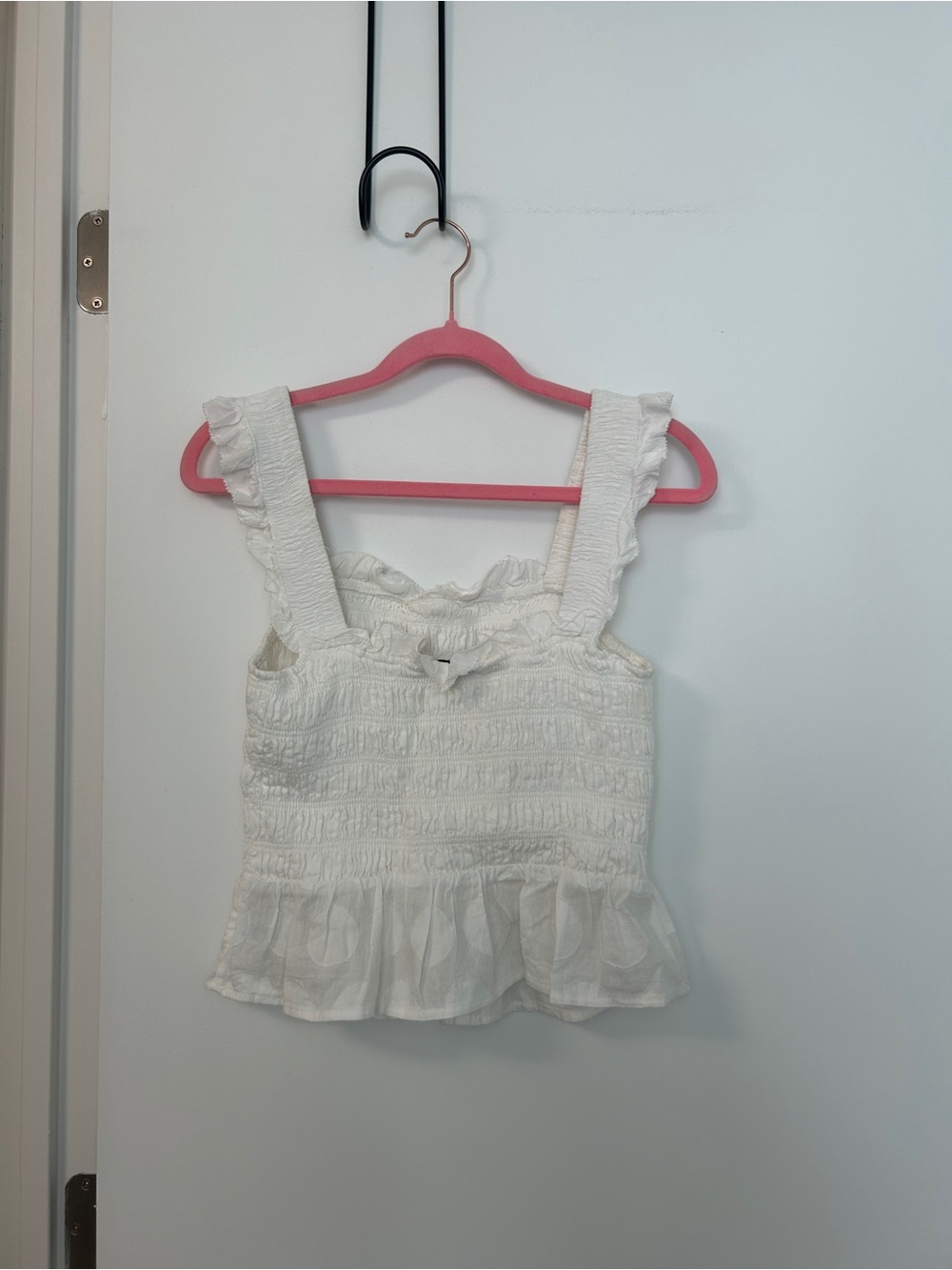 Greylin Smocked Ruffle Tank Top - Picture 3 of 3